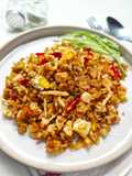 Nasi goreng teri sambal honje/ kecombrang