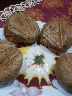 عکسی از دستور اسنک با نون لقمه ای