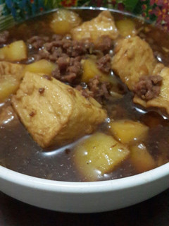 Foto resep Semur daging tahu simple