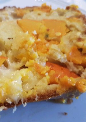 Une photo de Cake potiron comté