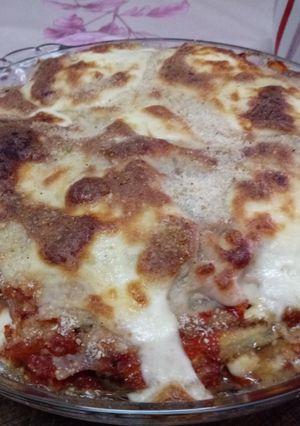 Una foto de Lasagna de berenjenas