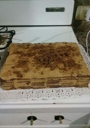 Una foto de Chocotorta
