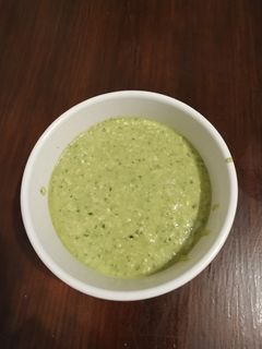Una foto de Salsa al pesto