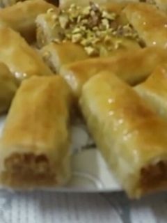 صورة لوصفة جلاش بالكنافه