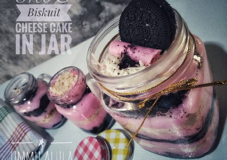 Oreo & Biskuit Cheese Cake In Jar