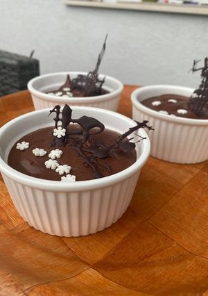 Vegán csoki mousse recept fotója