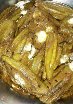 A picture of Pointed gourd poppy seeds paste.
