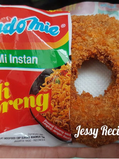 Foto resep Donat indomie goreng #RabuBaru