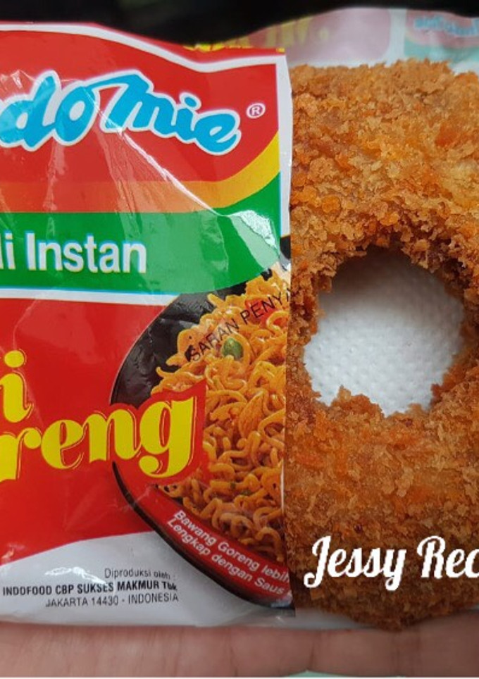 Foto resep Donat indomie goreng #RabuBaru