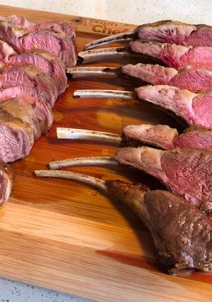 烤羊排佐薄荷醬 的食譜成品照片