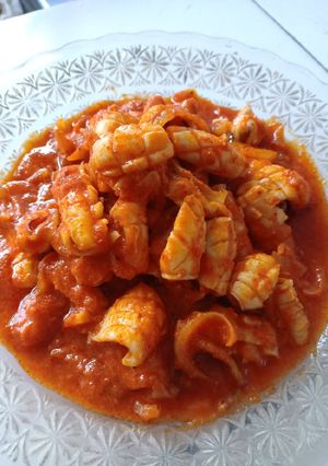 Foto resep Cumi saus Padang