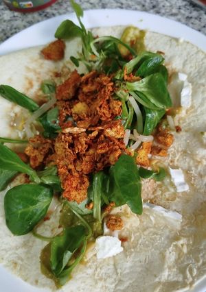 Una foto de Kebab de tofu