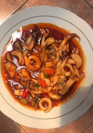 Foto resep Cumi Saus Padang