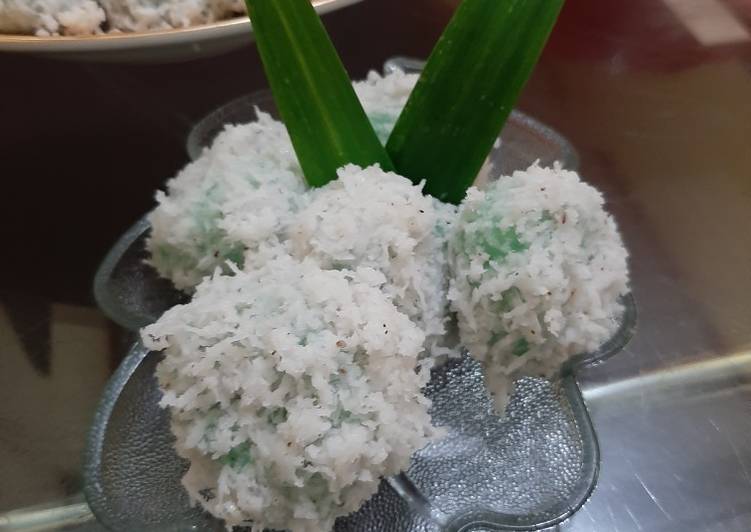 resep cara buat Klepon isi Gula Merah / onde onde