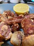 Rabo de cerdo frito en Freidora de Aire
