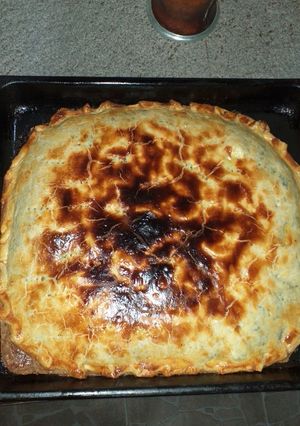Una foto de Tarta de arroz con acelga