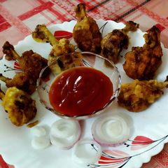 A picture of Chicken Lollipop.