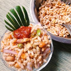 A picture of Achari Bhel.