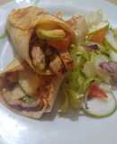 Wrap de pollo a la plancha