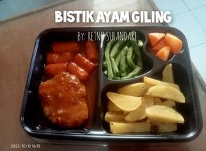 Foto resep 10✓ BISTIK Ayam giling