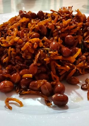 Foto resep Sambal kering ubi pedas