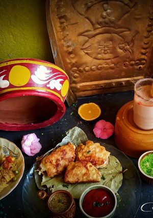 মাংসের ঝাল পিঠা (লেয়ার্ড) mangsher jhal pitha recipe in Bengali) রেসিপির প্রধান ছবি