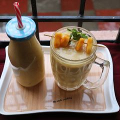 A picture of Millets Mango Milk.