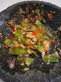 Sambal ganja tomat hijau udang