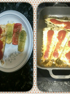 Una foto de Bacalao al horno