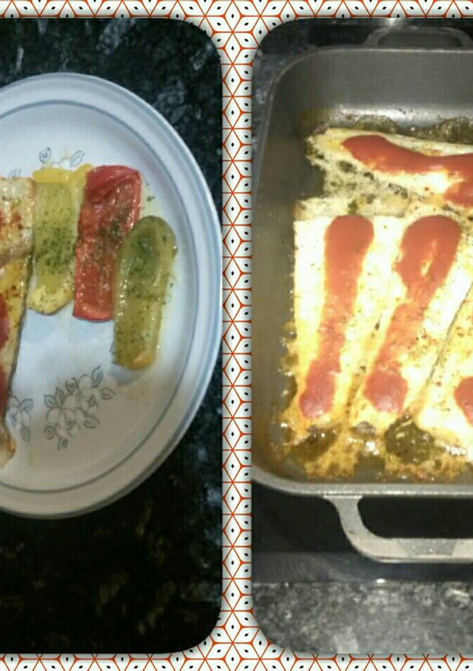 Una foto de Bacalao al horno