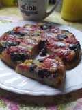 Clafoutis de Arándanos y Frutillas