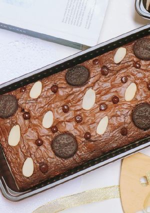 Foto resep Shiny Crust brownies