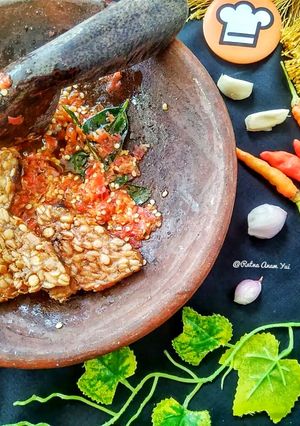 Foto resep Tempe Sambel Daun Jeruk Purut