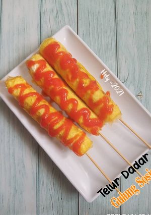 Foto resep Telur dadar gulung sosis