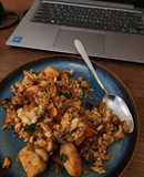 Chicken fried rice أرز مقلي بالدجاج