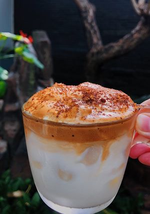 Foto resep Dalgona coffee brown sugar
