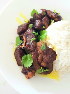 A picture of Lamb Chops in Soy Sauce.