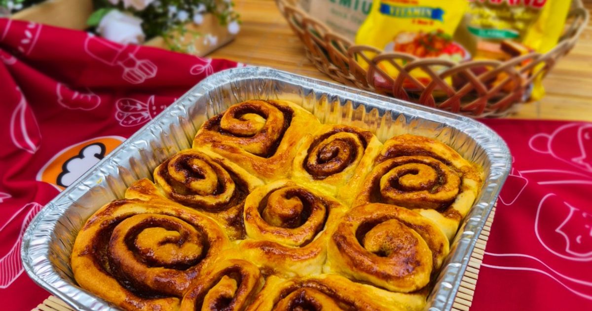 Resep Cinnamon Roll (Roti Tanpa Ulen Margarin) oleh Elma Emilia - Cookpad