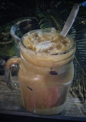 Foto resep Kopi susu memakai french press