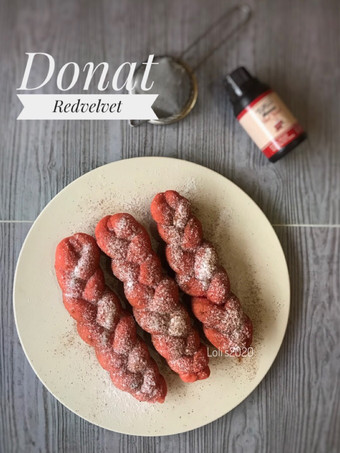 Resep Donat Kepang Redvelvet yang Sempurna