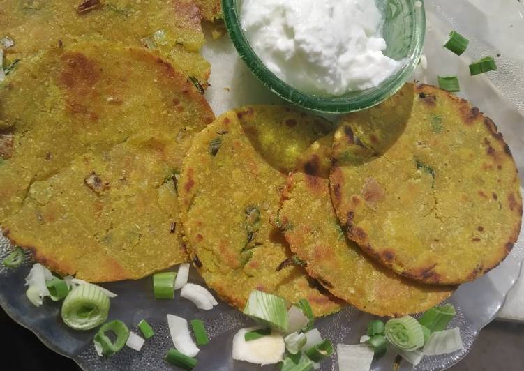 Easiest Way to Make Favorite Spring Onion Coin Paratha