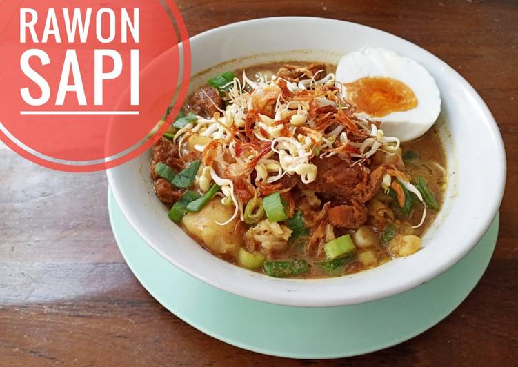 Bagaimana Menyiapkan 1. Rawon sapi yang Enak