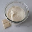 Mousse au chocolat blanc vanille