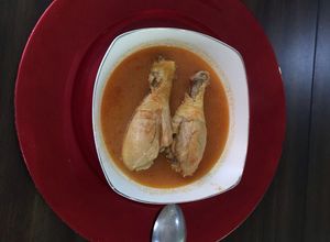 Una foto de Pollo a la naranja