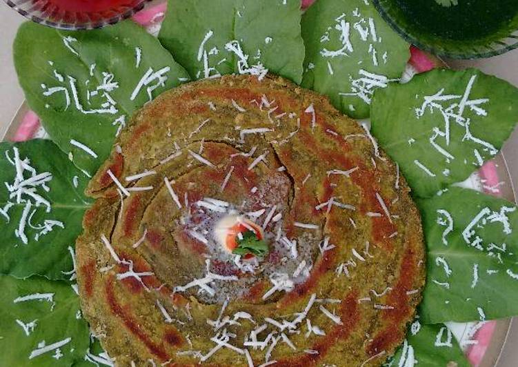 Simple Way to Prepare Ultimate Lachha paalak paratha in multigrain atta