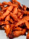 Chips d'épluchures de carottes