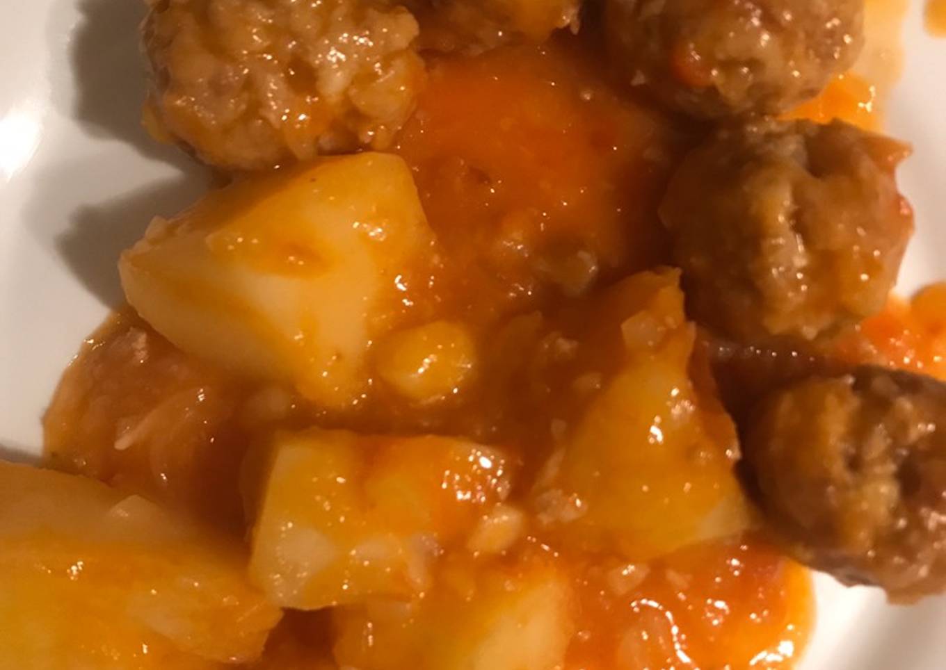 Albóndigas con patatas