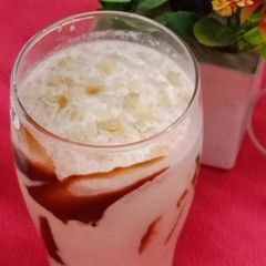 A picture of Muskmelon chocolate milkshake.
