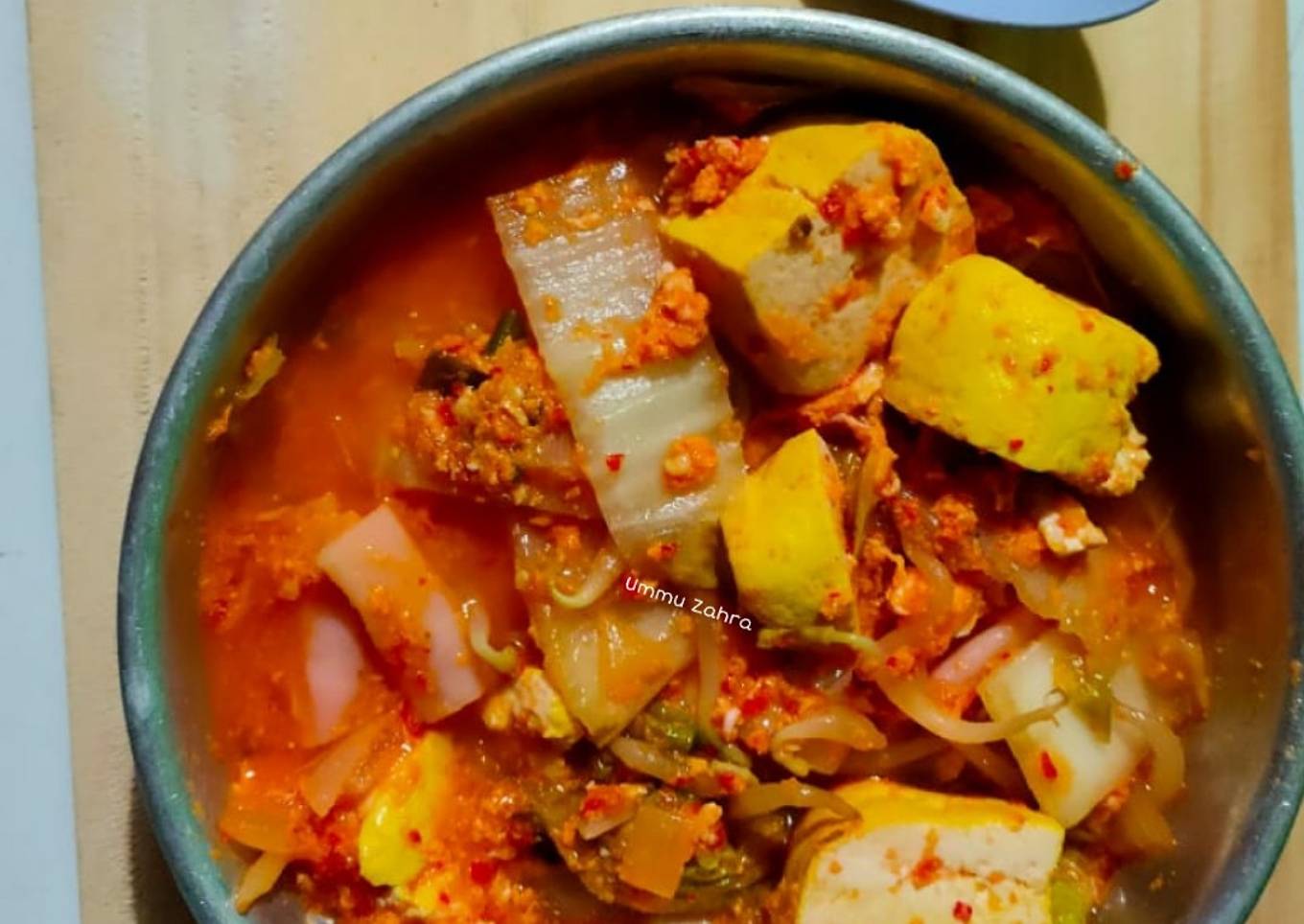 Sundubu Jjigae (Sup Tahu Pedas Ala Korea)