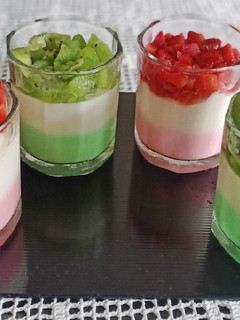 Foto resep Fruits Pannacotta Tanpa Gelatine